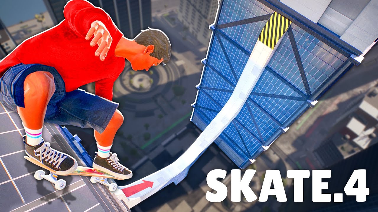 IK SKATE VAN HET HOOGSTE GEBOUW in Skate 4 !!