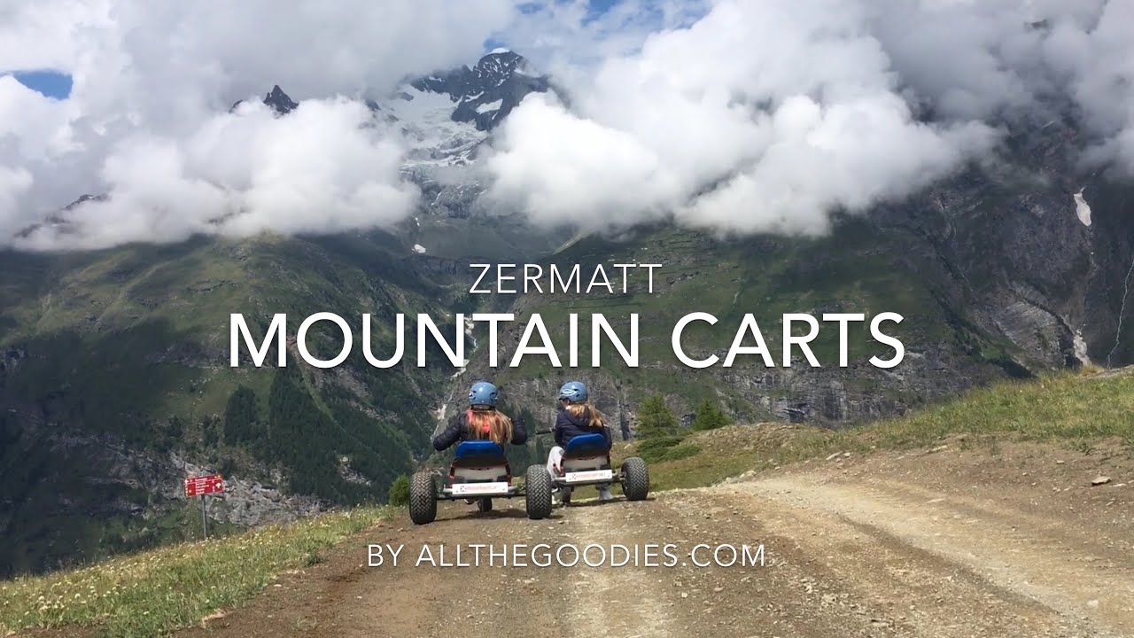 Mountain Cart from Bleuhorn to Sunnegga, Zermatt 4K | allthegoodies.com