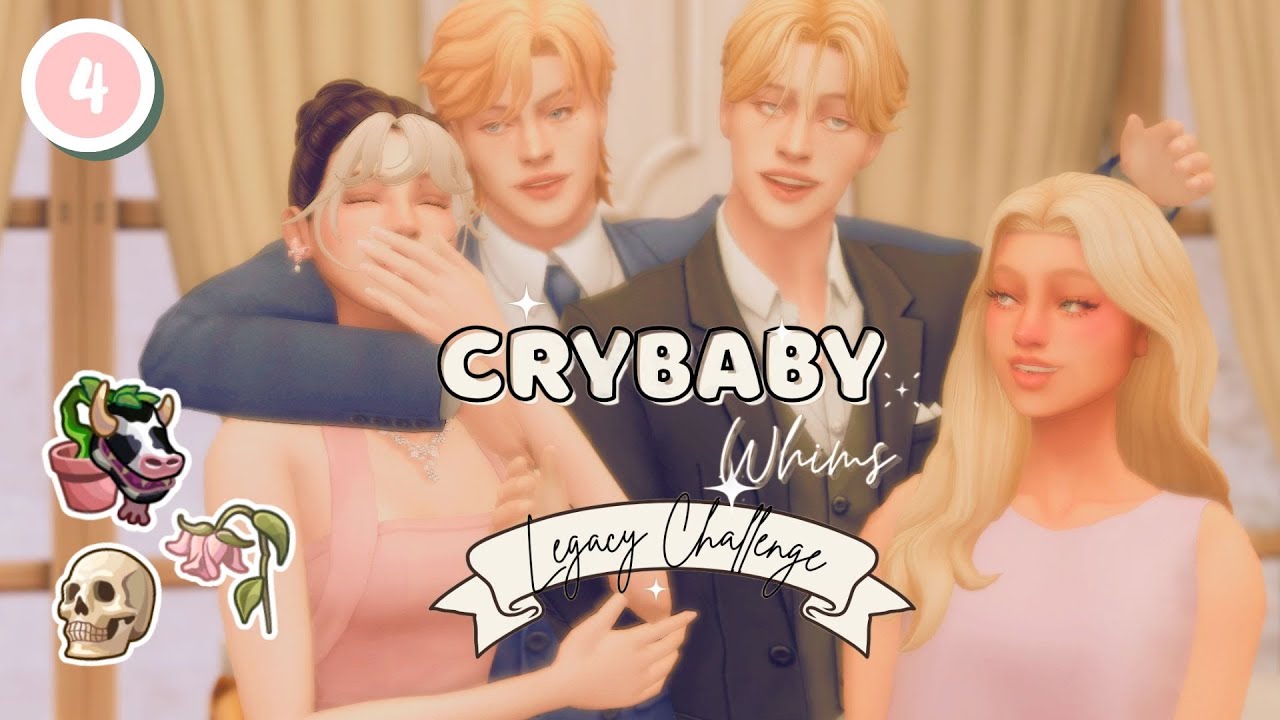 family reunion & house renovations 💍🏡 | ep 4 | crybaby whims | gen 2 | the sims 4 : let's play