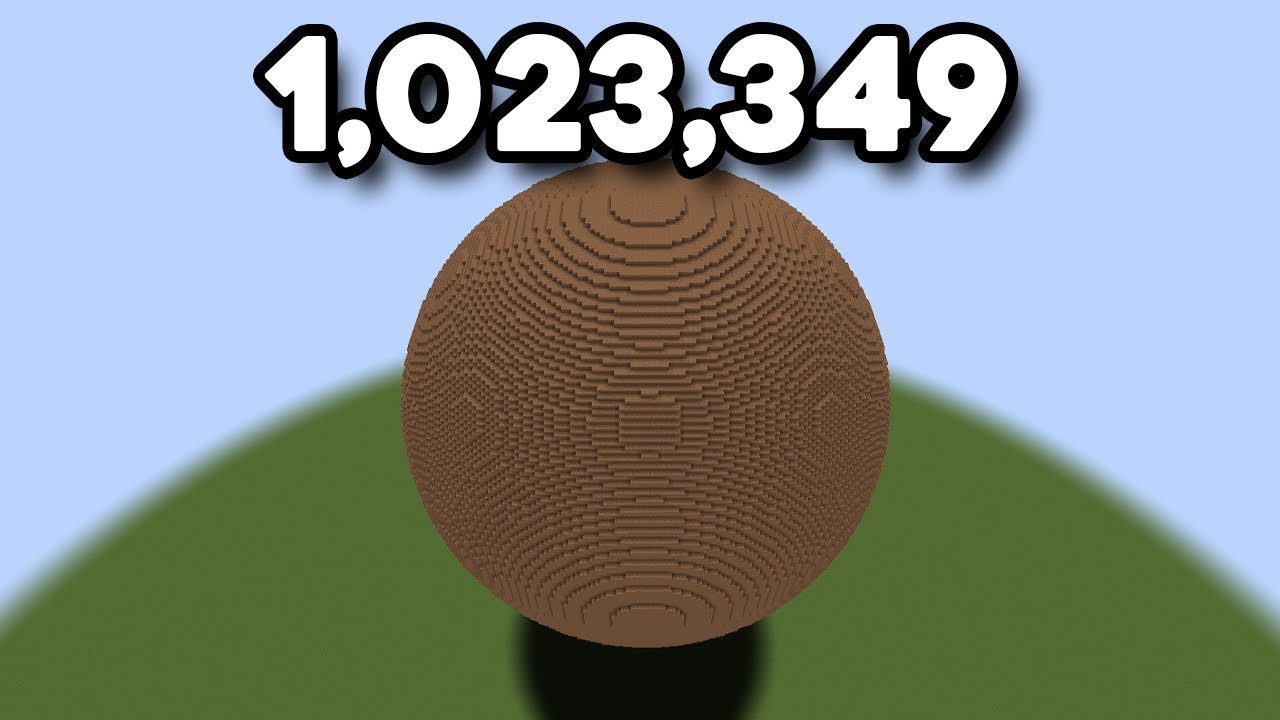 Mining 1,000,000 Dirt on my Ocean Only World