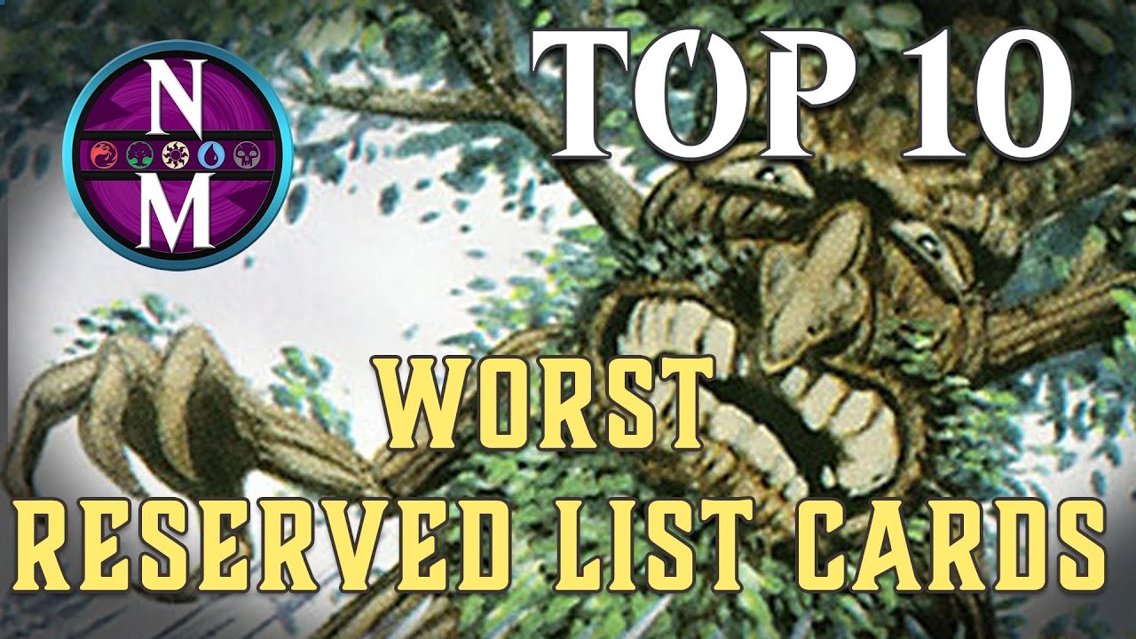 MTG Top 10: WORST Reserved List Cards | Magic: the Gathering | Episode 298