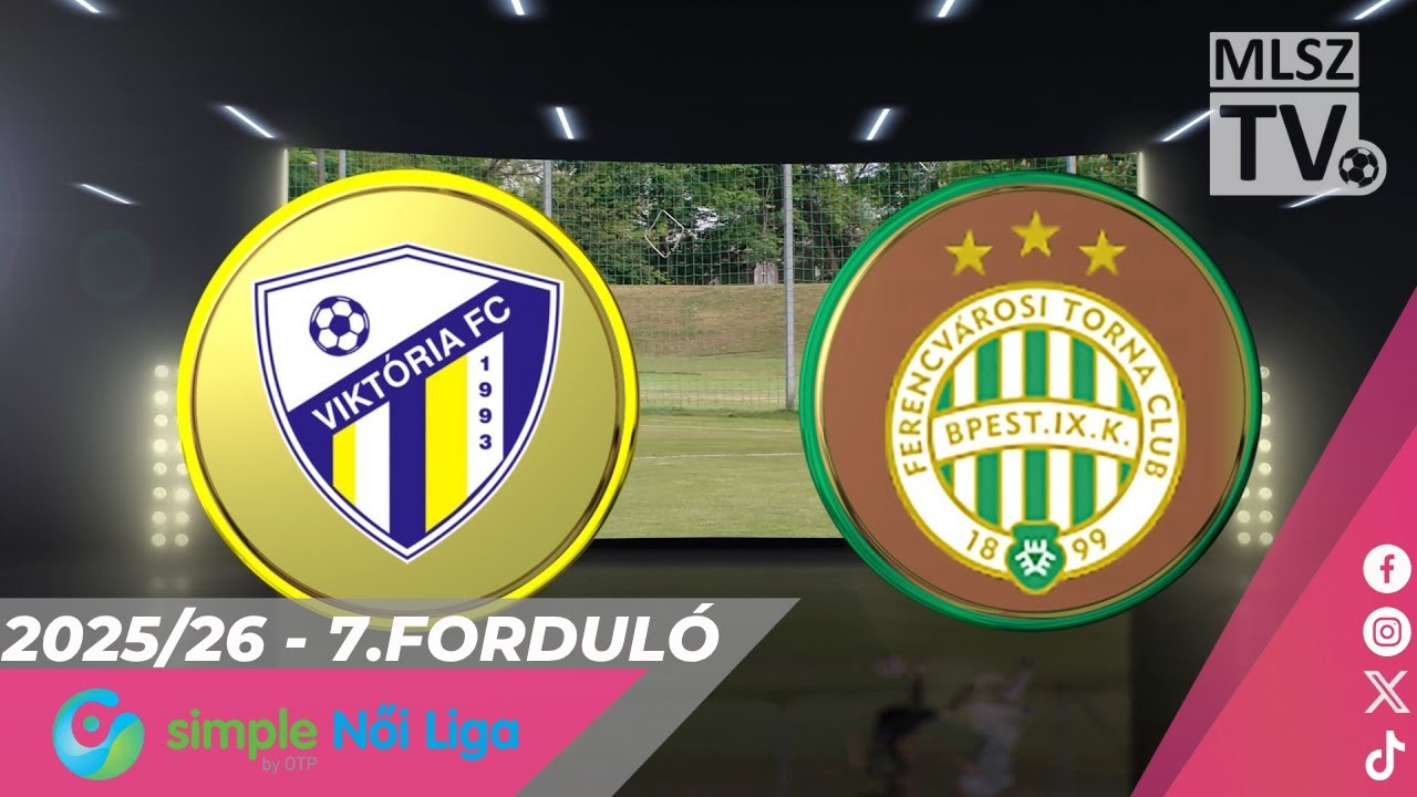 Viktória FC - FTC-Telekom | 0-1 | Simple Női Liga | 7. forduló | MLSZTV
