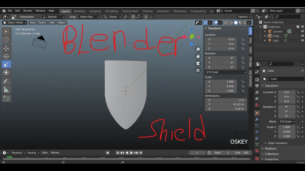 How To Make a simple Heater shield in Blender 2.92