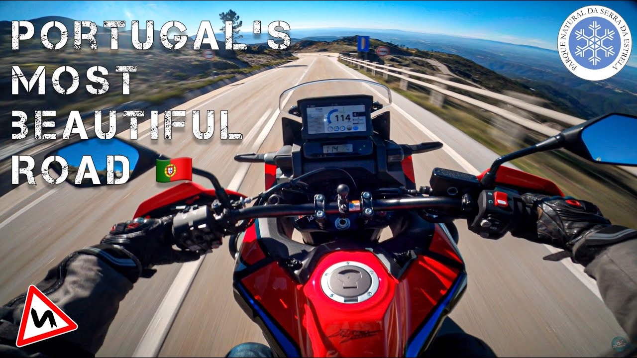 PORTUGAL'S MOST BEAUTIFUL ROAD | HONDA AFRICA TWIN ASMR