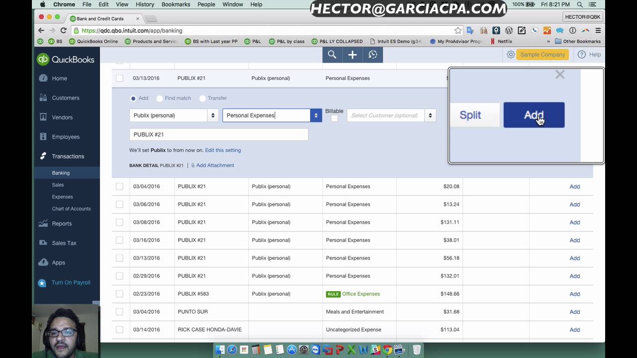 QuickBooks Online 2017 Tutorial: Mastering Bank Rules