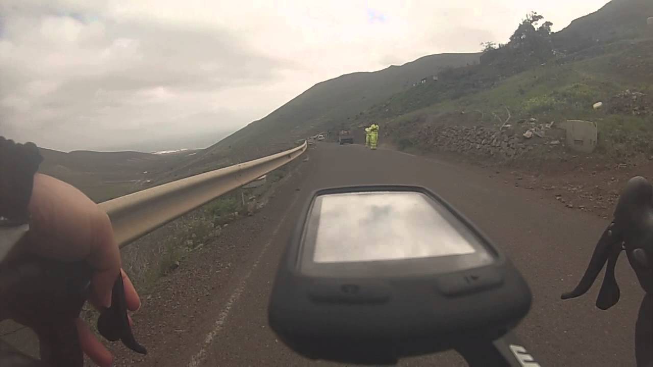Cycling down from Mirador de Haria to Tabayesco in Lanzarote