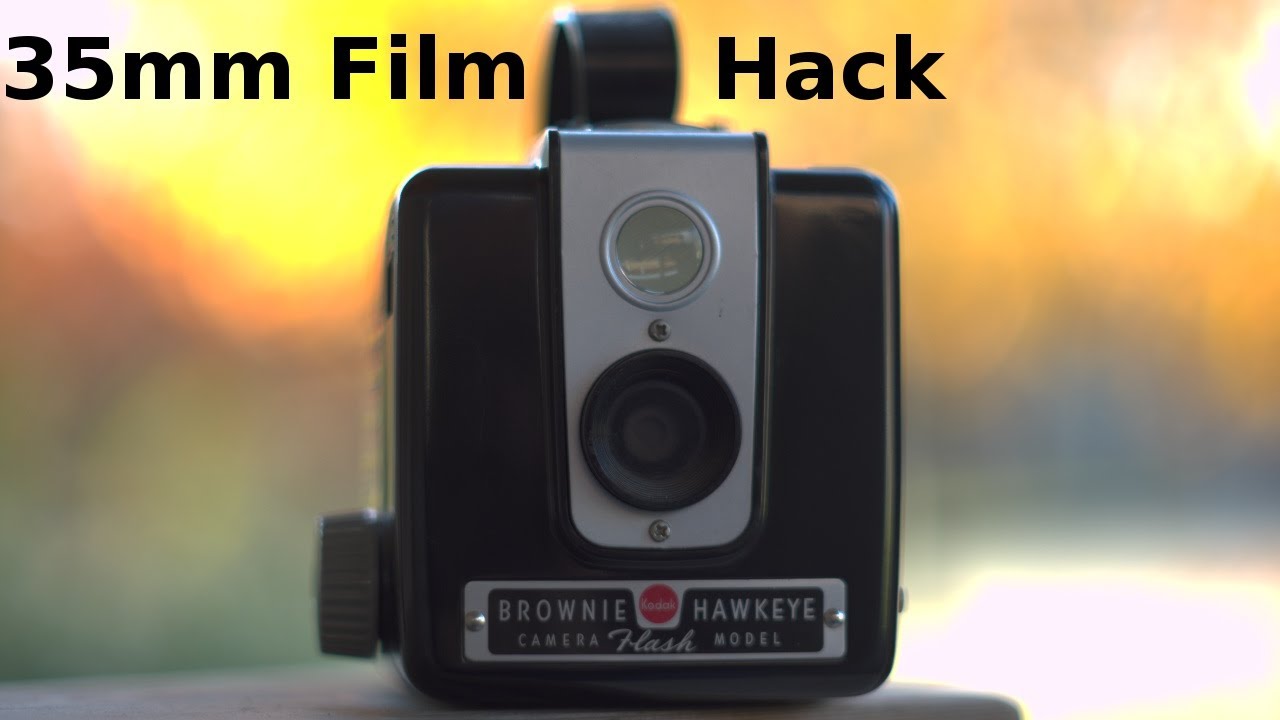 Brownie Hawkeye with 35mm film
