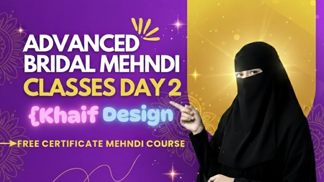 Henna Classes Day 2 | Mehndi Course 1| Mehandi Classes | Mehndi Design Class For Beginners