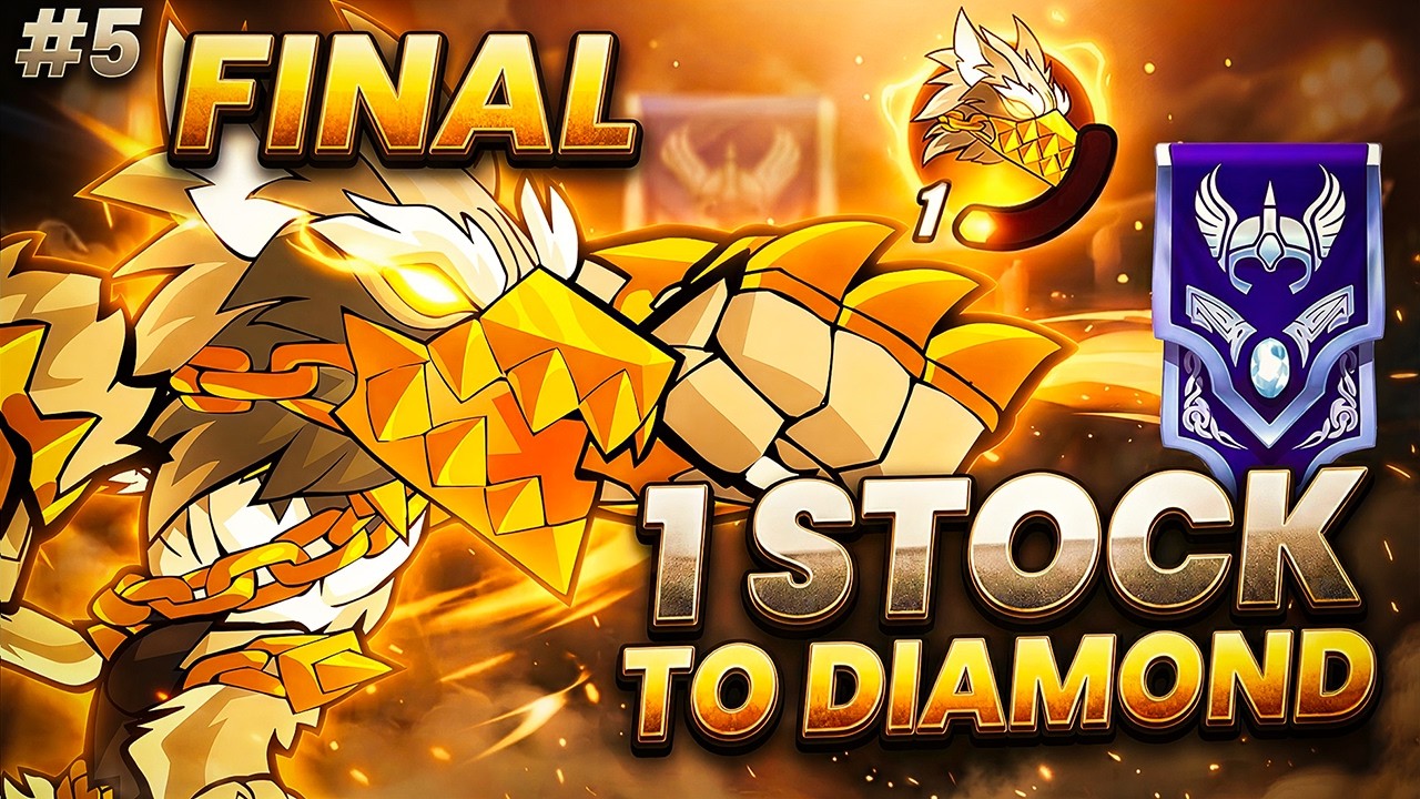 Brawlhalla 1 STOCK To Diamond FINAL | Pt 5 | High Plat To Diamond