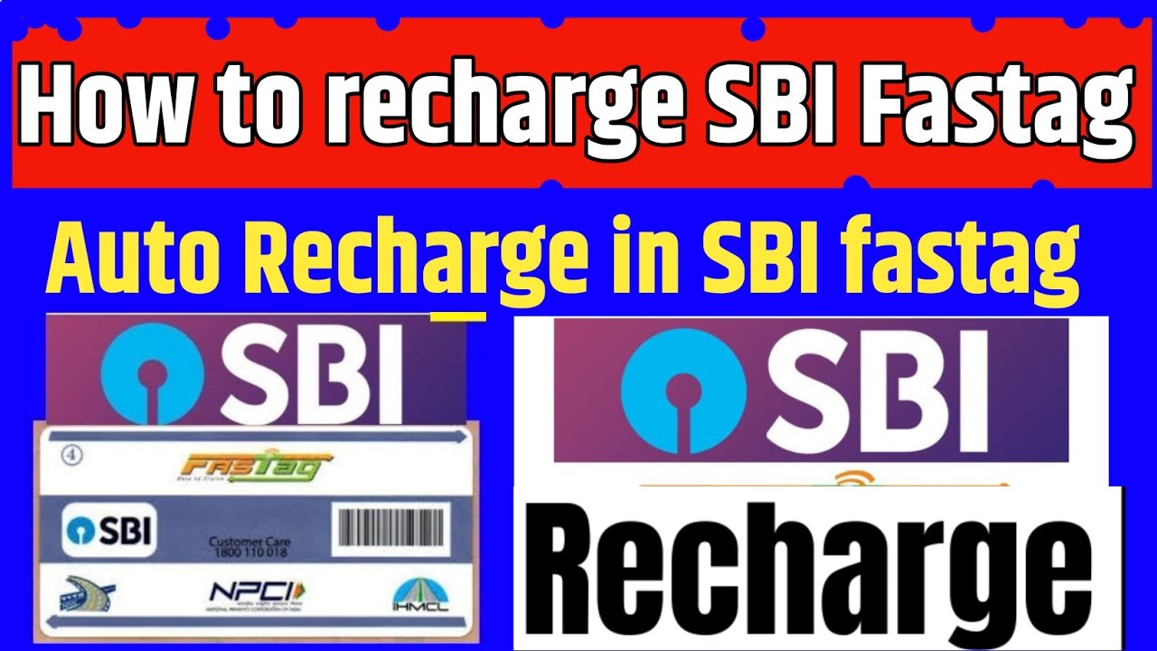 sbi fastag recharge kaise kare |  auto recharge | how to recharge sbi fastag without vehicle number