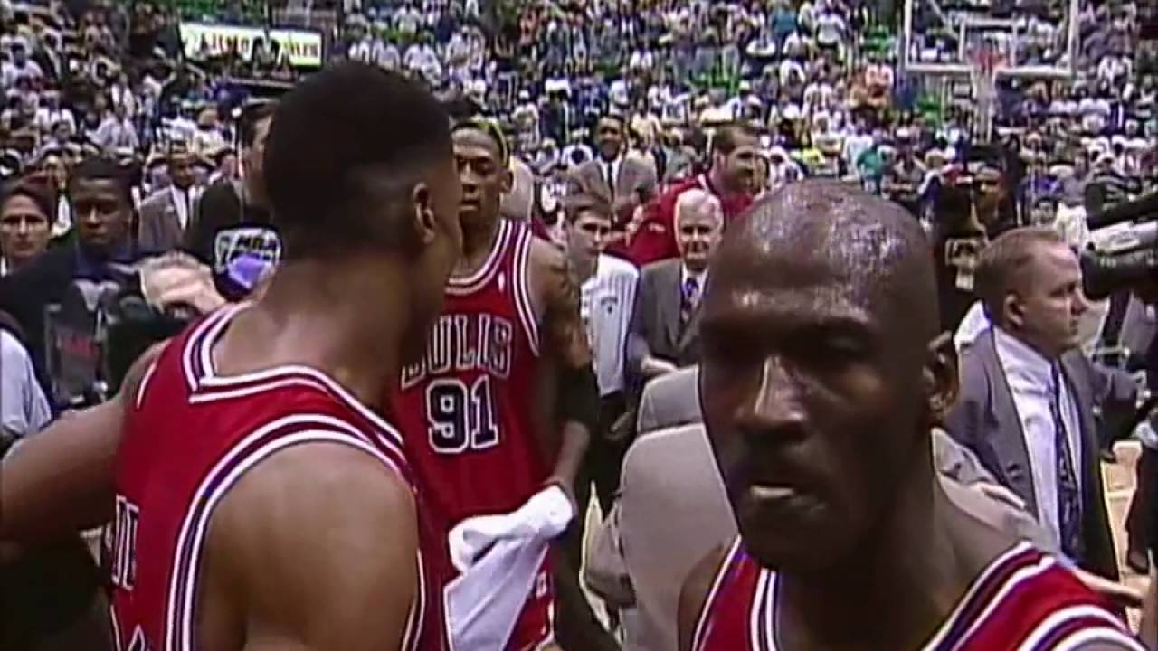 Michael Jordan (45 1 1) 1998 Finals Gm 6 vs. Jazz Clutch, Last Bulls Game