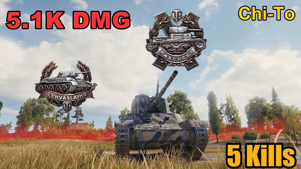 Chi-To - 5.1K Damage - 5 Kills - Map: Prokhorovka - Player: _xoMR4ok_ - Server: EU | World of Tanks