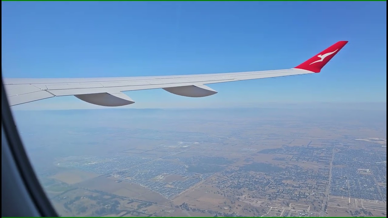 Qantaslink Airbus A220-300 VH-X4B QF1268 Takeoff from Melbourne