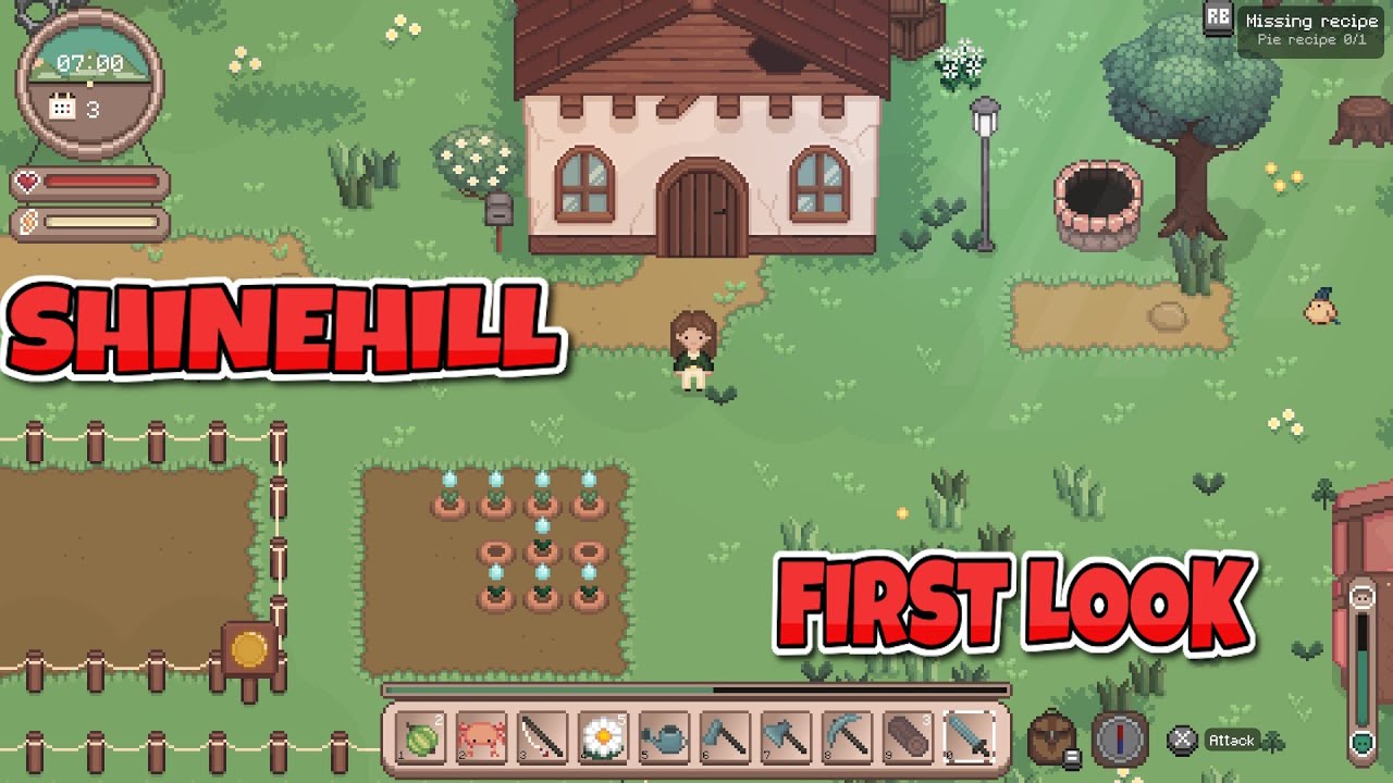 Shinehill - Cozy Farm Game With A Twist Impressions Gameplay