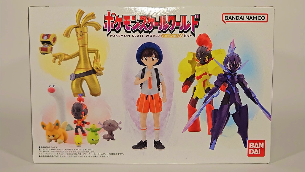 Pokemon Scale World Paldea Region Set 2! (Bandai)