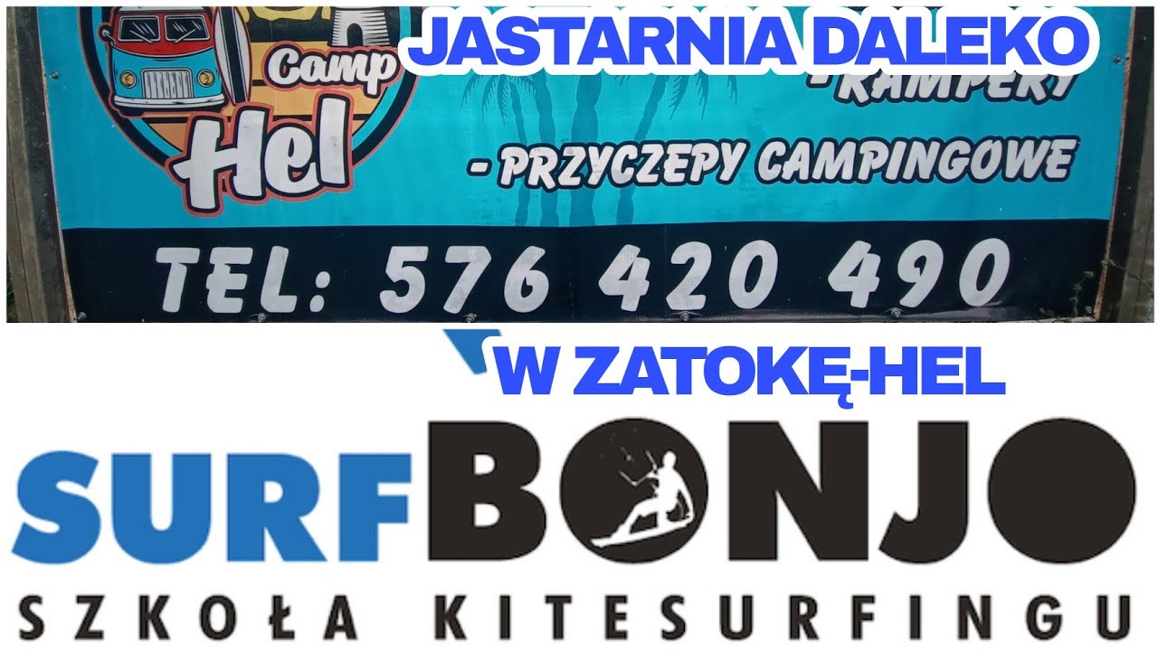 Prawie 2 km w zatokę, szczątki starego statku,ulewa i sztorm na Helu,noc na Camp Hel,extra miejsce🚐