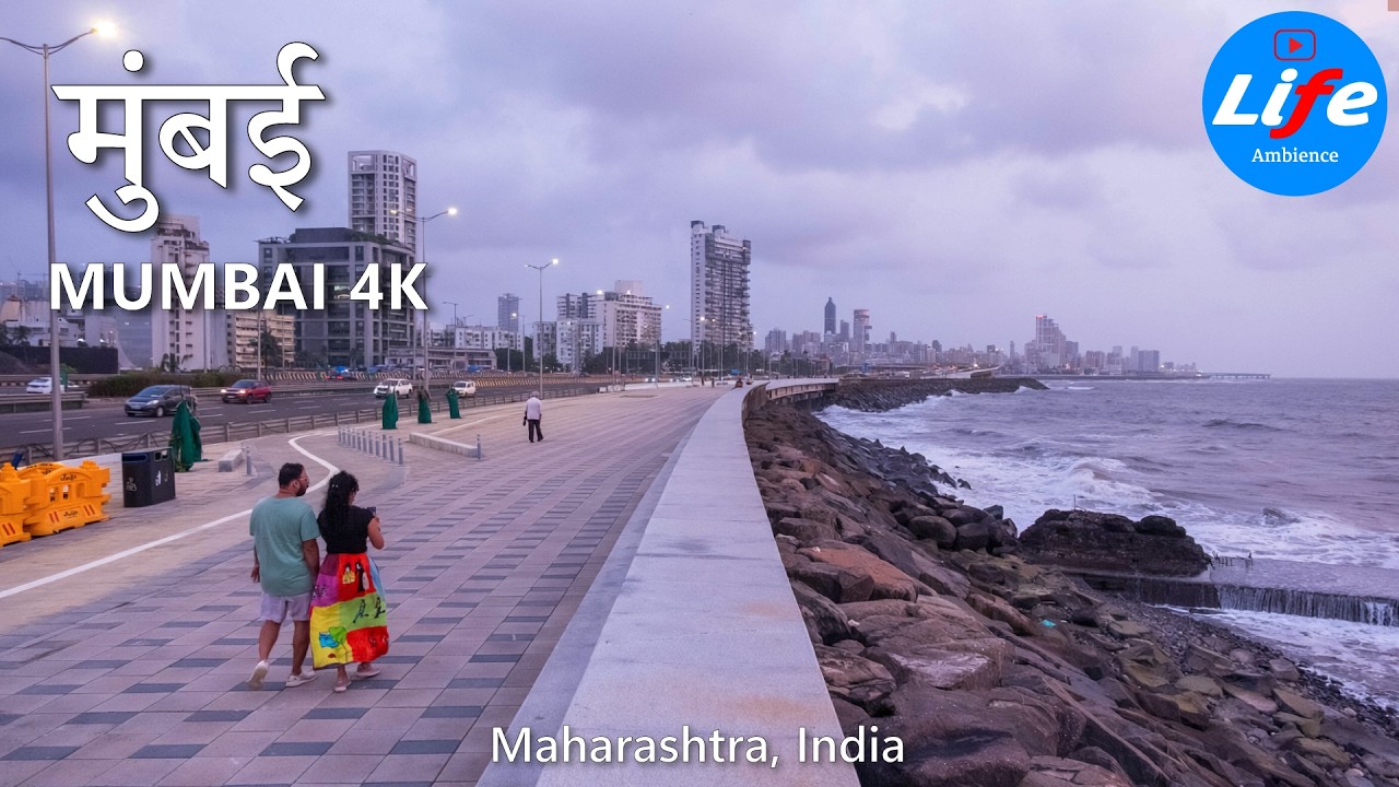 MUMBAI Coastal Road Promenade | First Look at Newly Opened Worli Sea Face Walk 4K