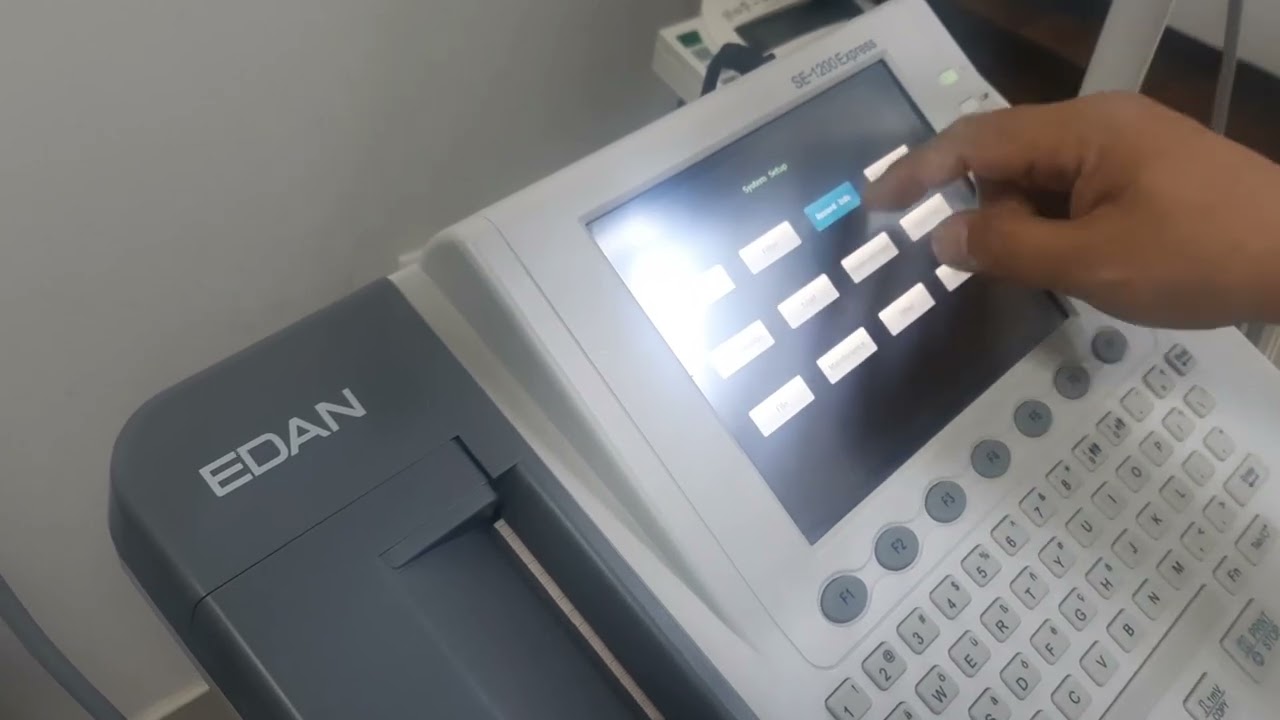 EDAN SE-1200 ECG Paper Setup & LEAD V1 NOT READING! Data Continues Printing ❗