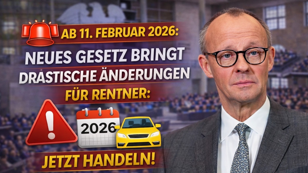 🚨 Ab 11. Februar 2026: Neues Gesetz bringt drastische Änderungen für Rentner – Jetzt handeln