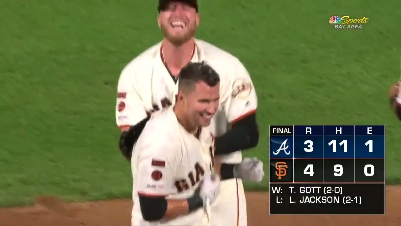 Giants comeback wins when they were losing going into the last inning