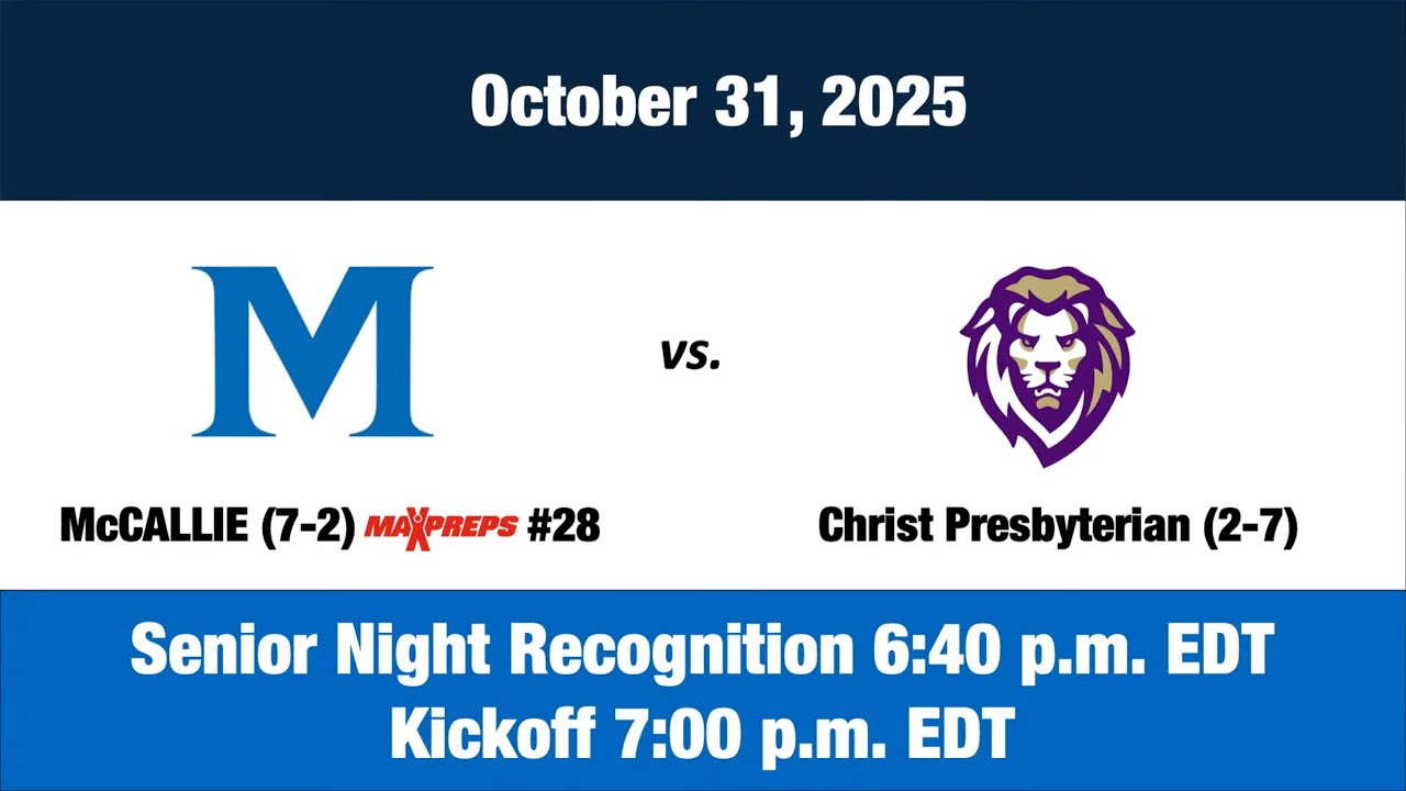 McCallie Football vs. CPA 2025