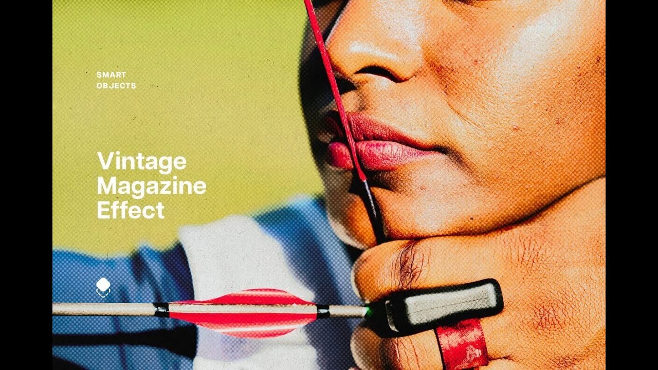 Vintage Magazine Photo Effect Download