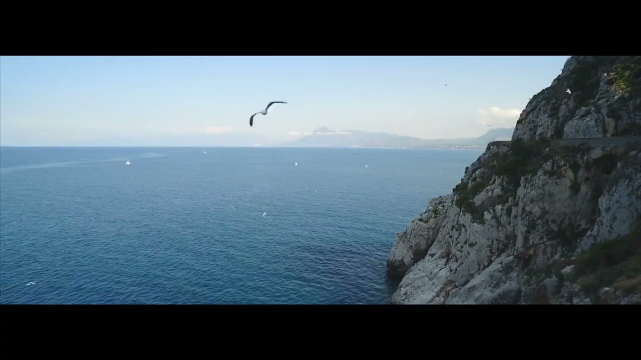 aerial shot of an island view || high angle shot of a beautiful island || #meditation #drone