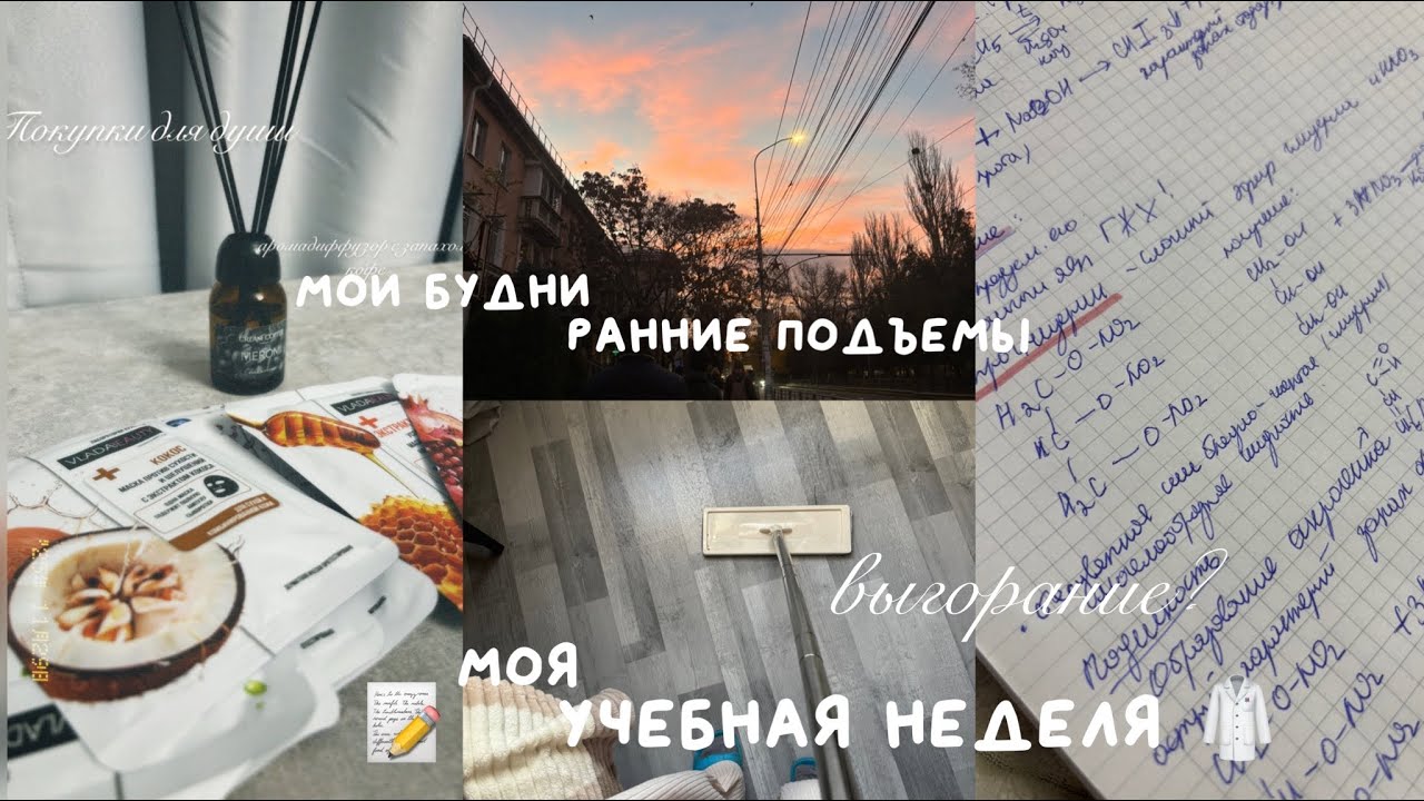 study vlog📚 налаживаю учебную рутину/ выгорание?