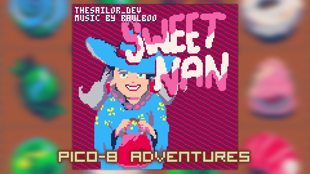 Sweet Nan - A Candy-themed 2048 Game /// Pico-8 Adventures