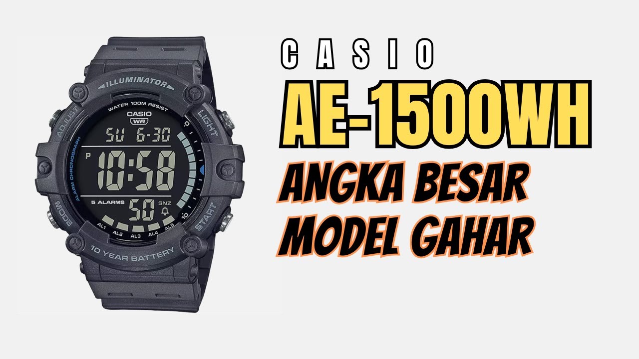 Setelah 4 tahun, apakah masih OK ? Review Casio AE-1500 / AE-1500WH 8BV