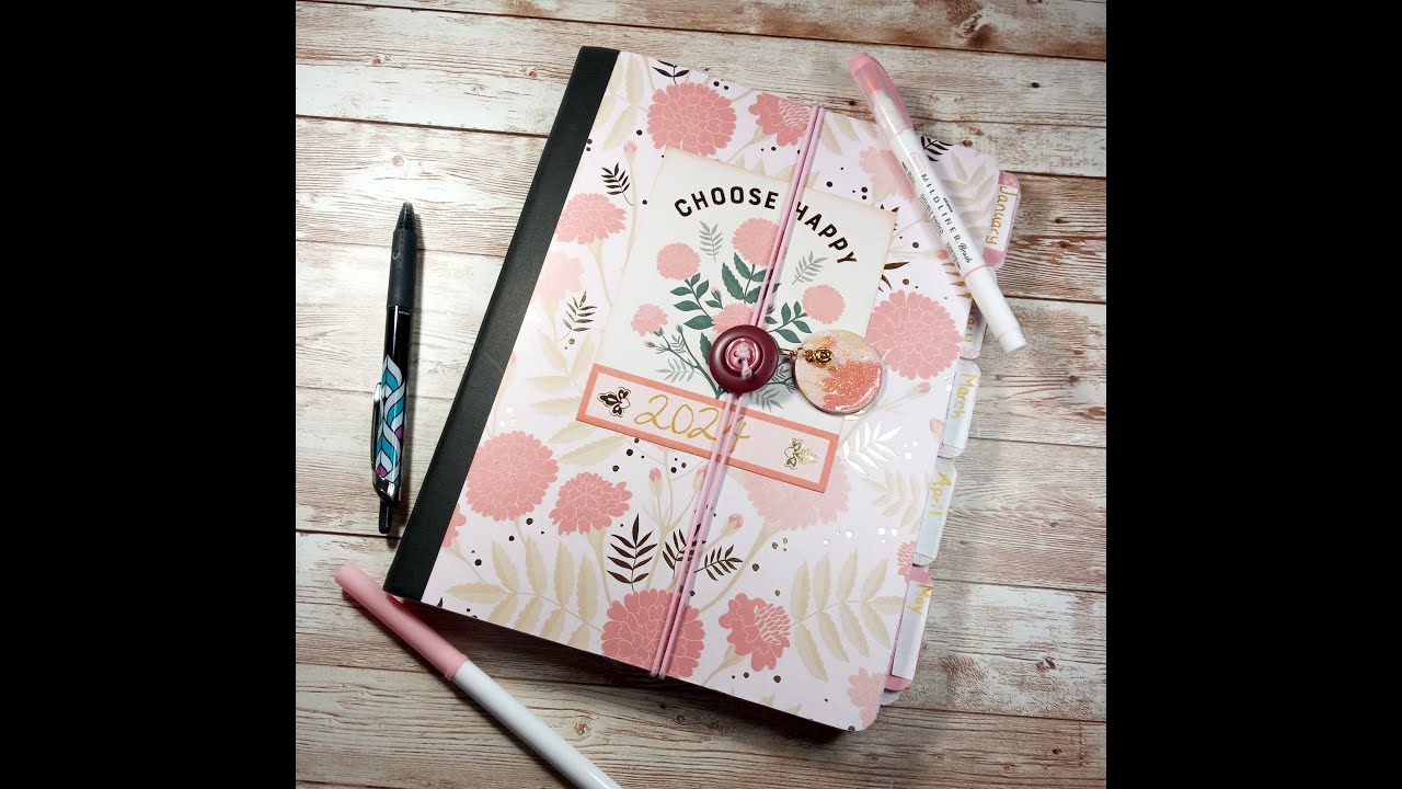 Turning an altered composition notebook into a planner part 1!