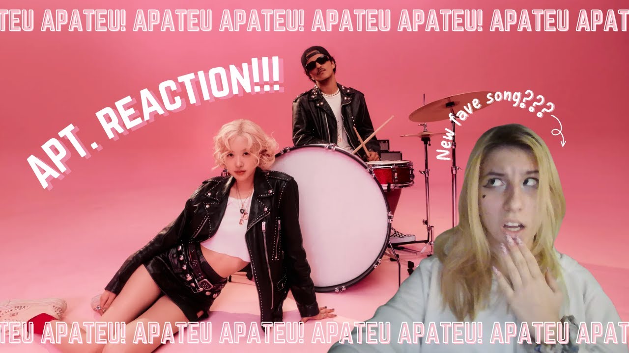 APT Rosé and Bruno Mars FIRST REACTION !!!!