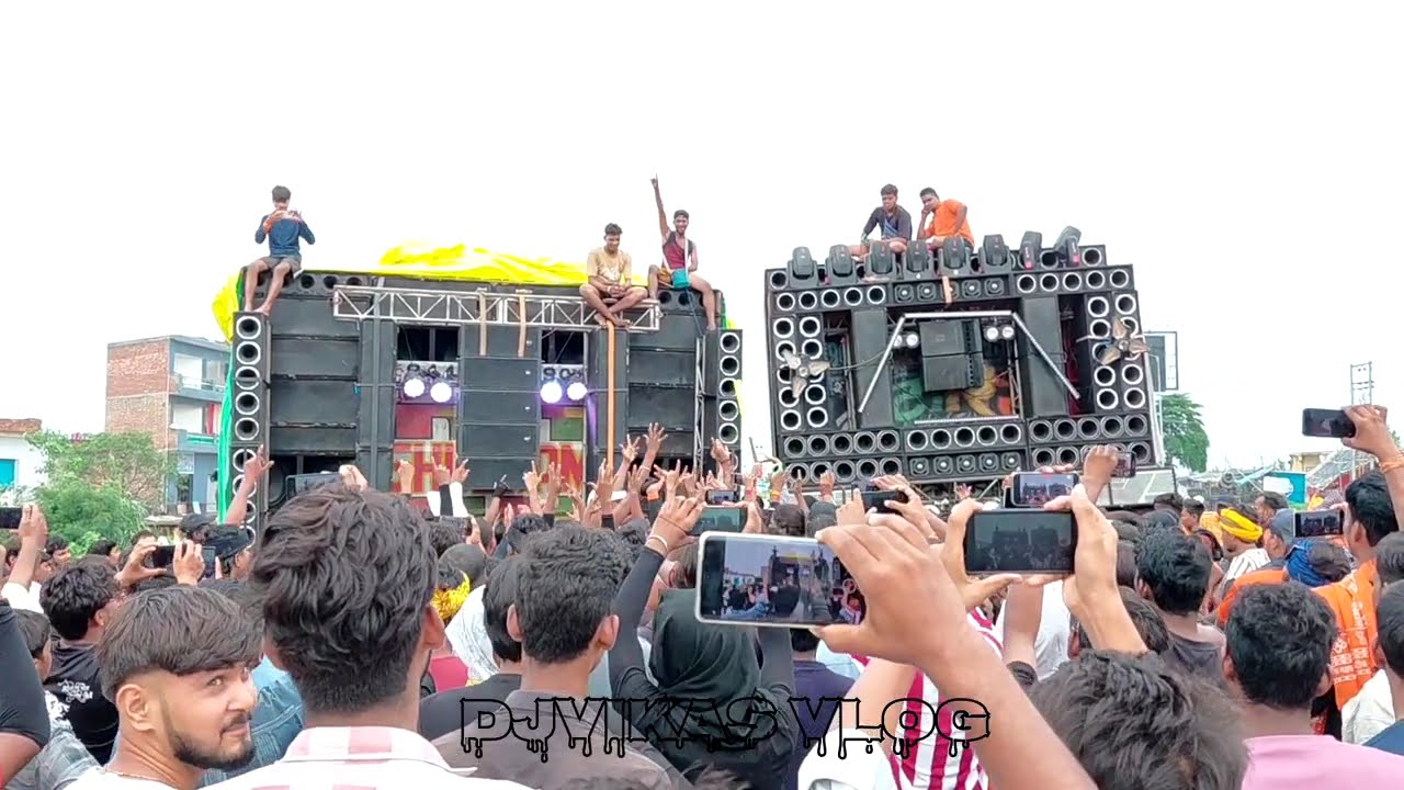 DJ Shubham rock Vs DJ Anuj Katariya KAVAD YATRA Muradabad competition 2025