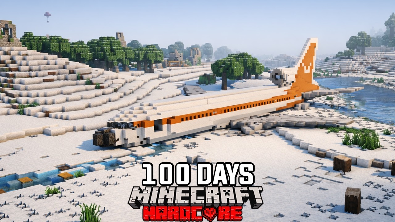 100 วันหลังเครื่องบินตกกลางหิมะ… ถ้าตายคือจบ! | Minecraft Hardcore