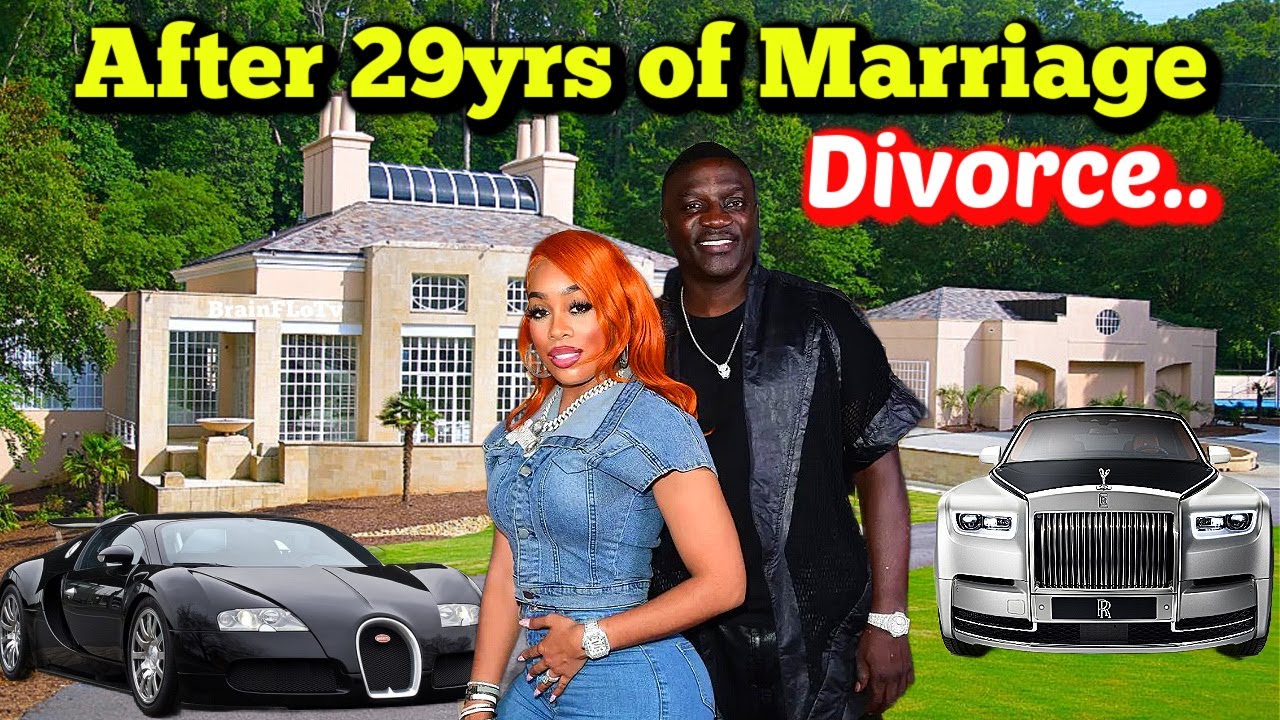 Singer Akon 4 Wives 9 Kids and Divorce on The Way