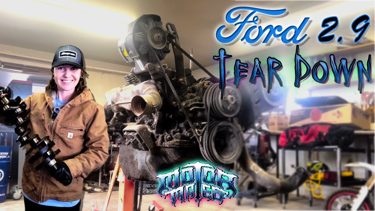 Tearing Down the 1992 Ford Ranger 2.9 Motor!