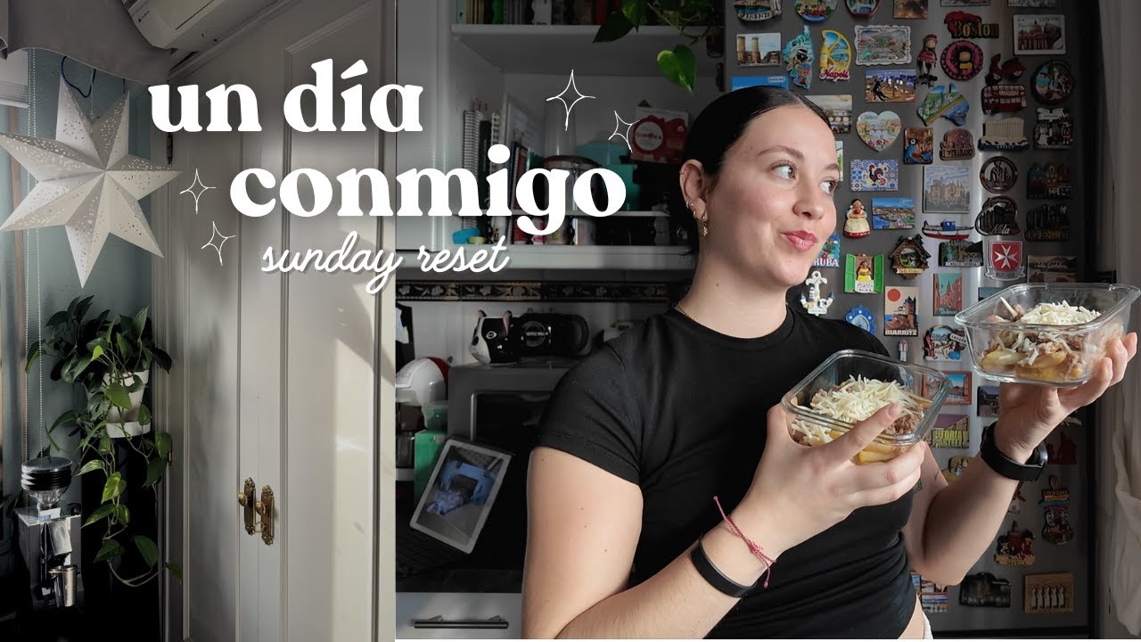 Un domingo reset conmigo 🧺✨ | Orden, meal prep y calma