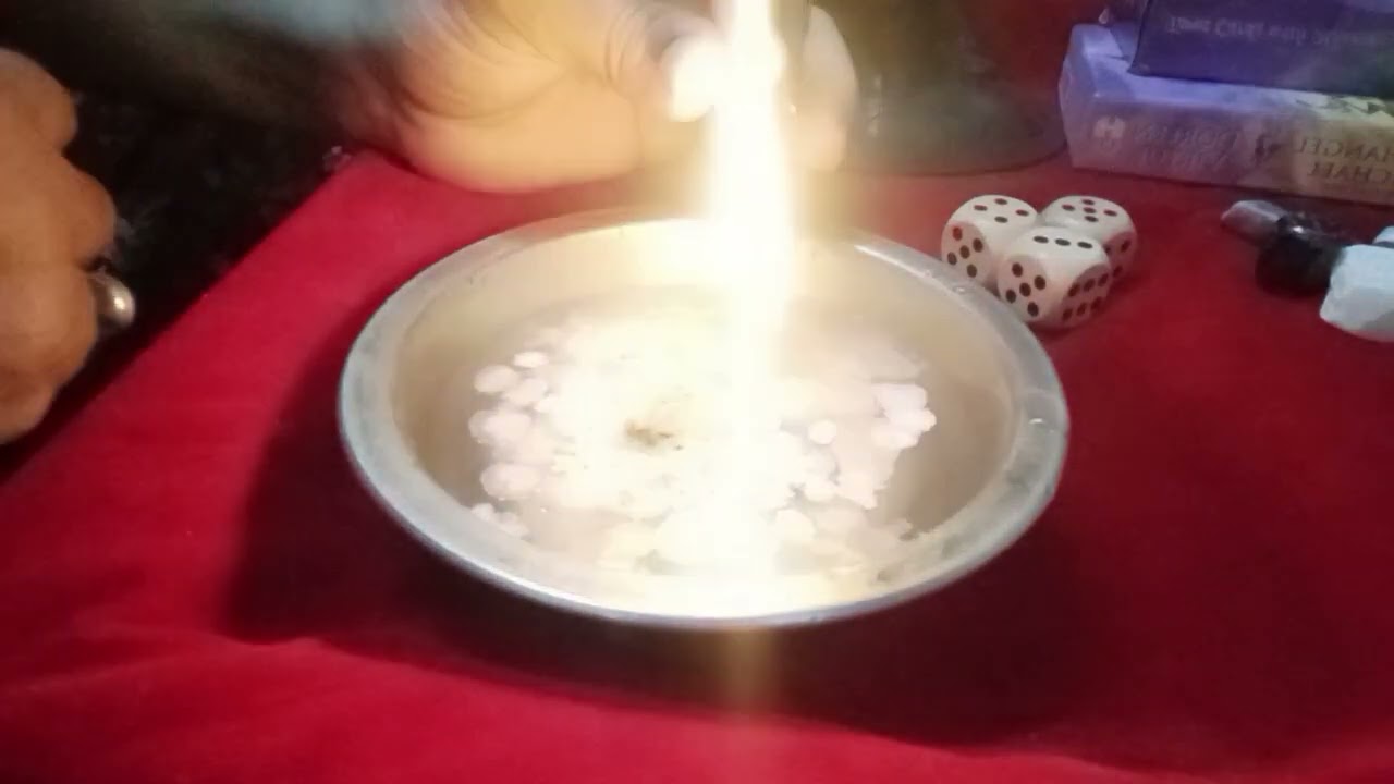 Candle wax reading for collective