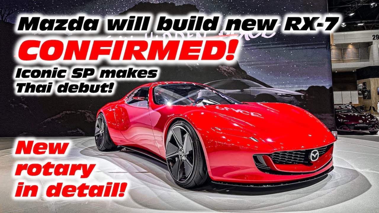 New Mazda RX-7 CONFIRMED! IN DEPTH look at Iconic SP Rotary-EV on Thai debut at Bangkok Motor Show!