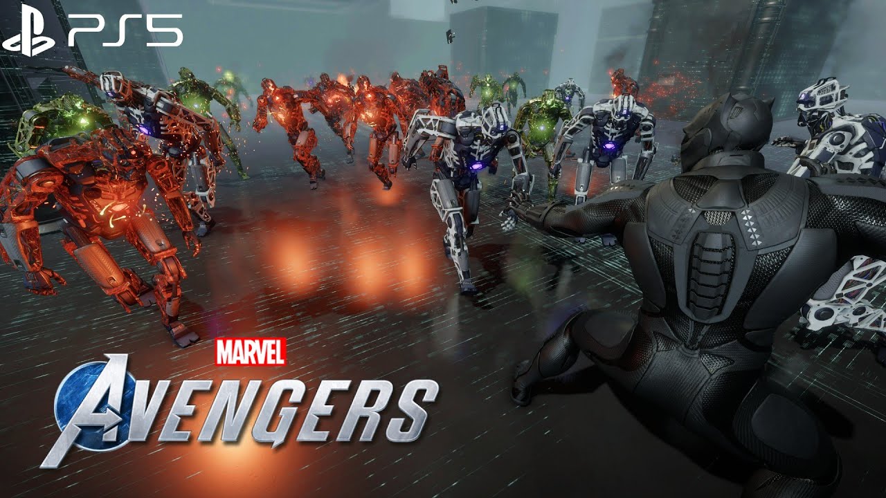 Marvel's Avengers - Black Panther Custom HARM Room Gameplay (4K 60FPS PlayStation 5)