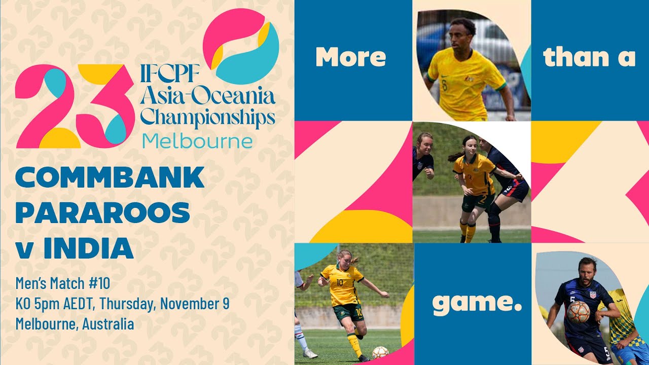 CommBank Pararoos v India | IFCPF Men's Asia-Oceania Championships