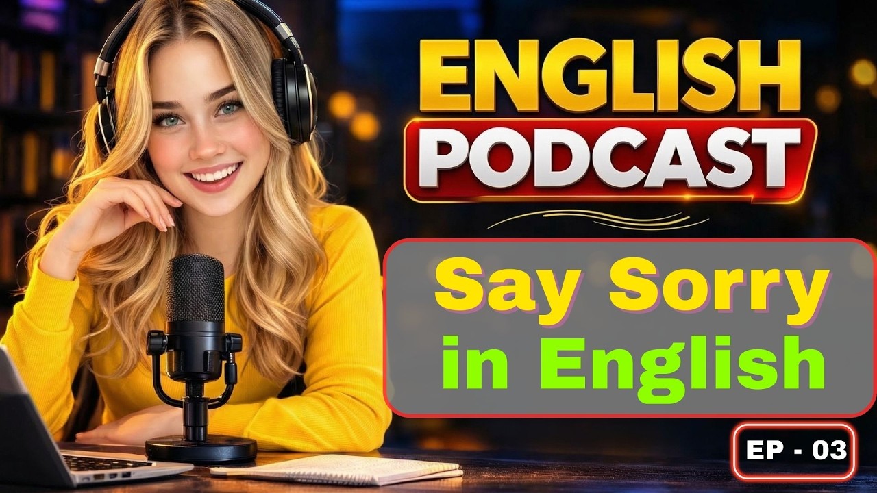 Apologizing in English | Easy English Conversation for Daily Life