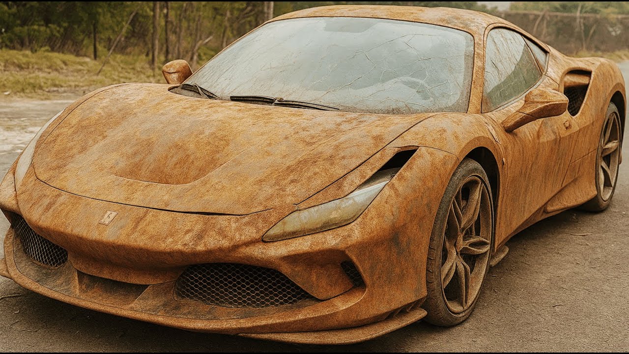 Ferrari F8 Full Restoration | Saving a Destroyed Supercar From the Graveyard