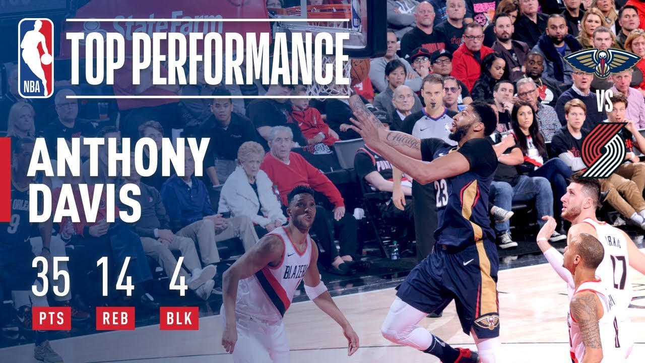 AD Leads Pelicans To Victory In Game 1 Vs Blazers!