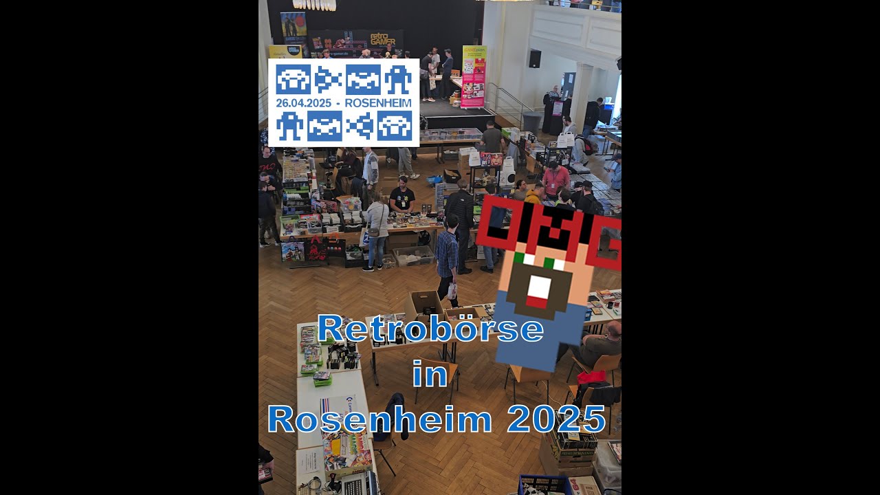 Flaumi on Tour - Retro-Games, Schnäppchen und Reedeema – Retrobörse in Rosenheim! 🎮