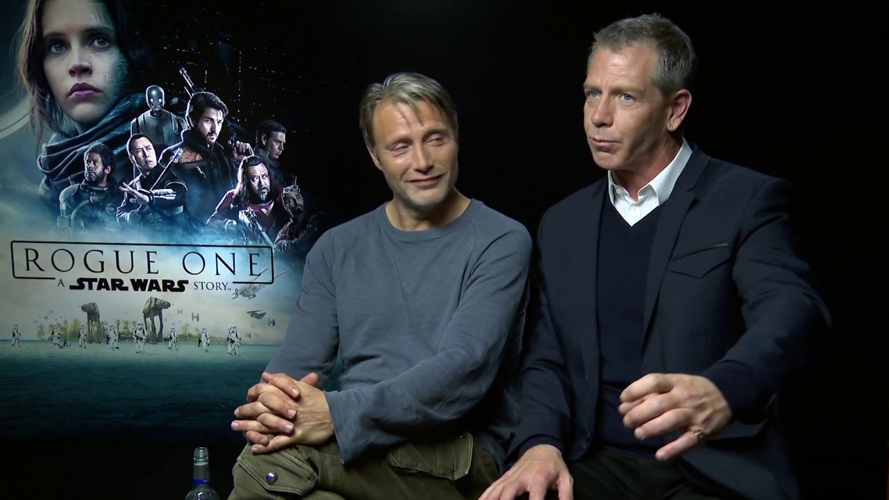 Mads Mikkelsen & Ben Mendelsohn Interview ROGUE ONE - drunk in Iceland - funny story
