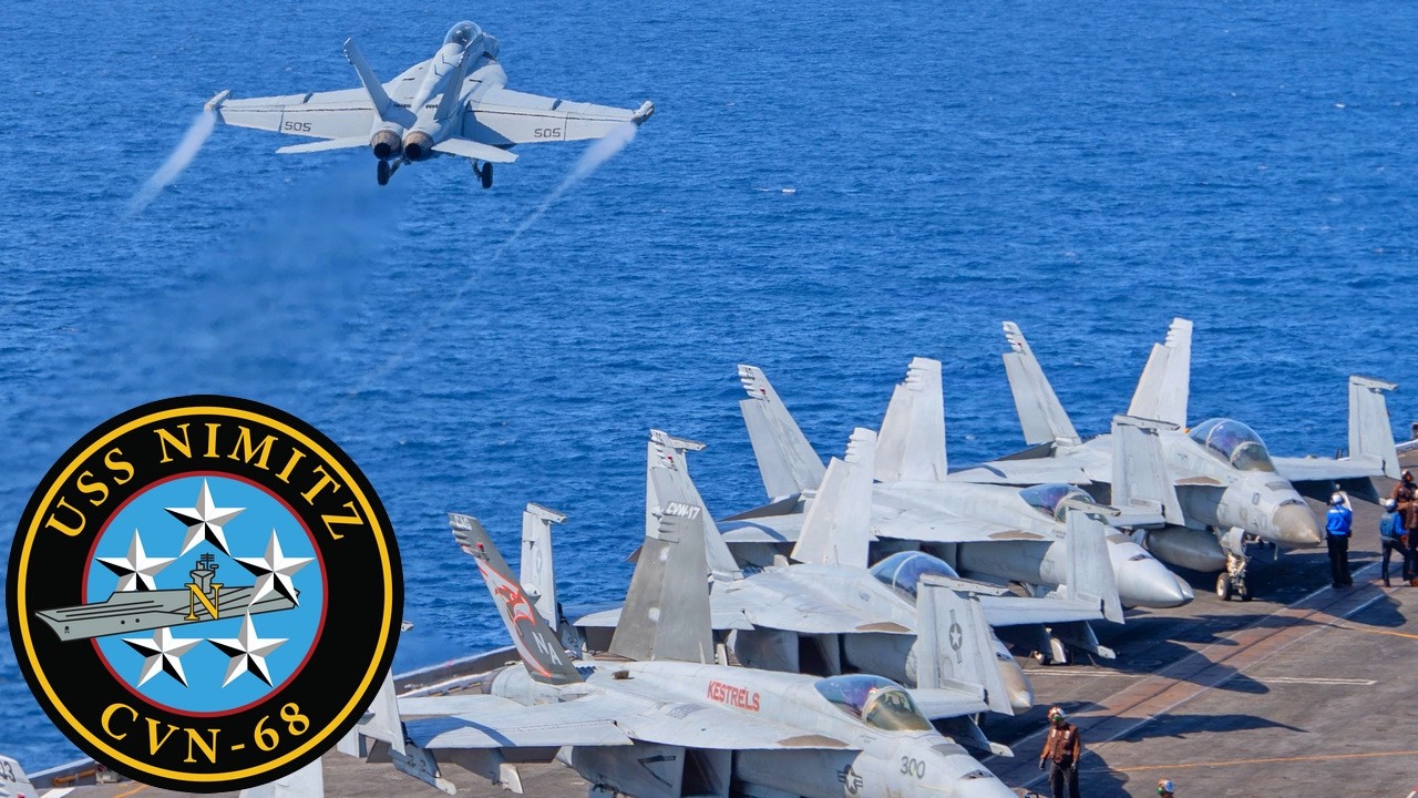 USS Nimitz (CVN-68) | Flight Operations in the Pacific Ocean