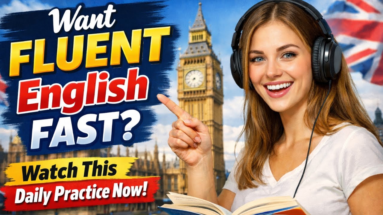 Want FLUENT English FAST? Watch This Daily Practice Now