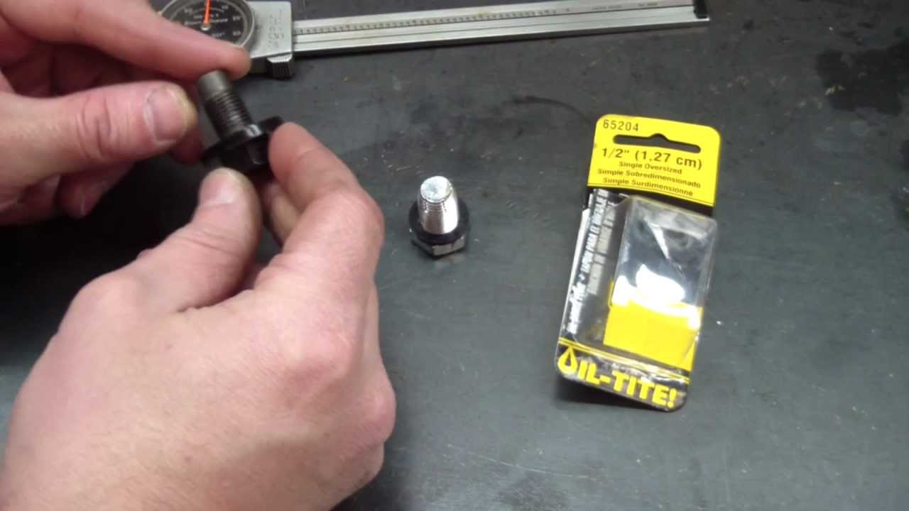 Oil Pan Drain Plug Leak Fix