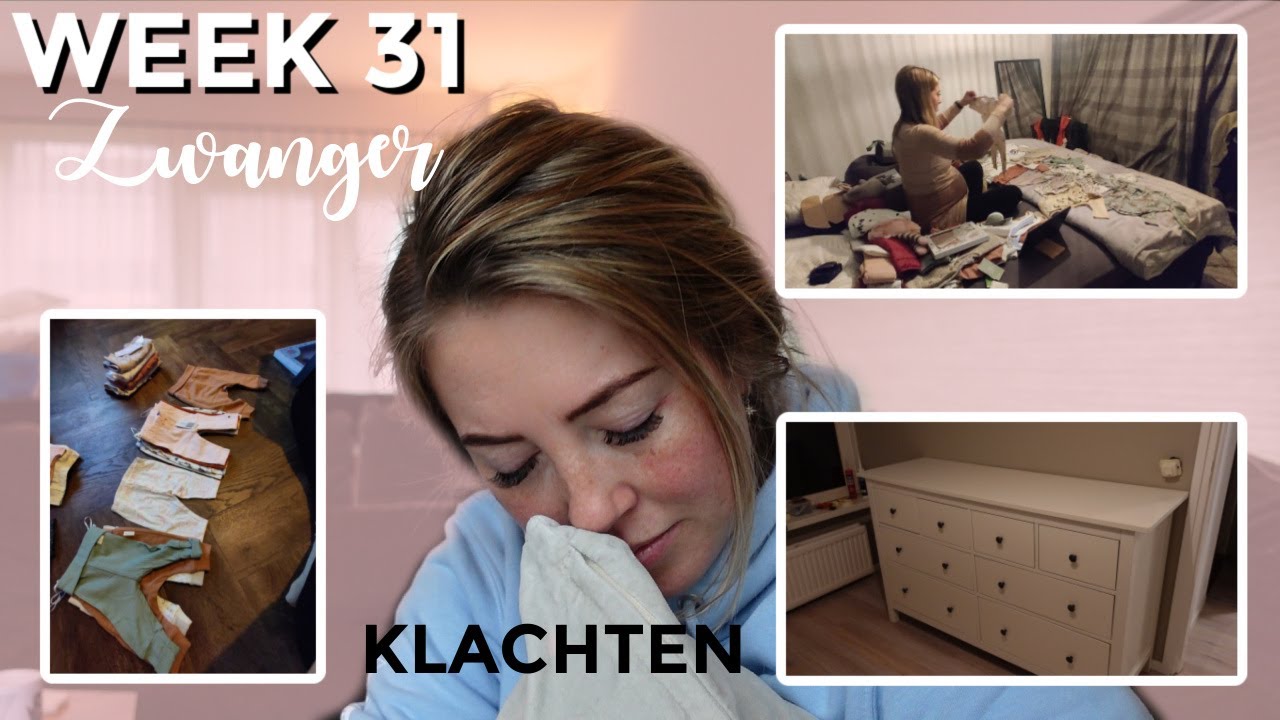 WEEK 30 - NESTELDRANG IS OFFICIEEL BEGONNEN 🧼🤰🏼 | Commode is binnen 🎀 | KATER OP 1 JANUARI | MATHIA